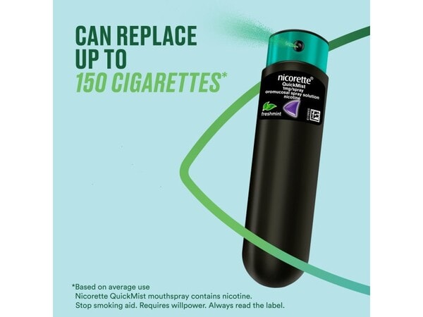 Nicorette QuickMist 1mg Mouthspray Duo (Stop Smoking)