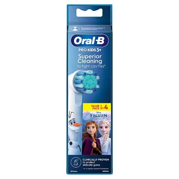 Oral-B Pro Kids Frozen Toothbrush Heads, 4 Counts