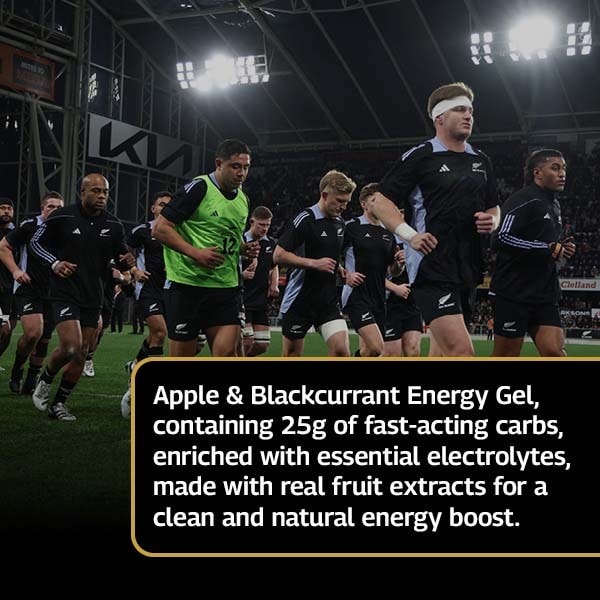 Healthspan Elite All Blacks Energy Gel, Apple & Blackcurrant