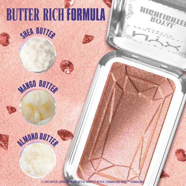 Nyx Professional Makeup X Bridgerton Royal Highlighter Peach