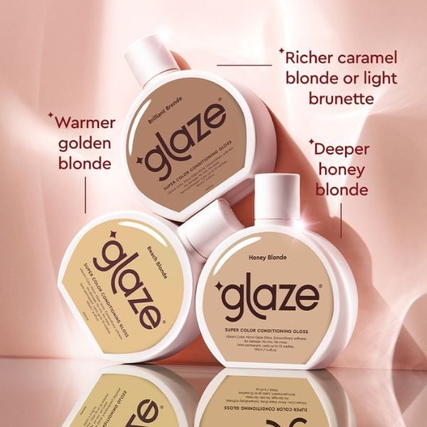 Glaze Supergloss Toning Conditioning GlossHoney Blonde 190ml