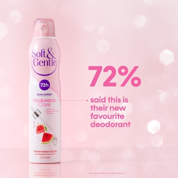 Soft &Gentle Hyaluronic Care 72H Deodorant Watermelon Spritz
