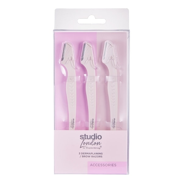 Studio London Dermaplaning & Brow Razor Tool x 3