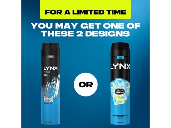 Lynx Ice Chill Aerosol Body Spray 250 ml