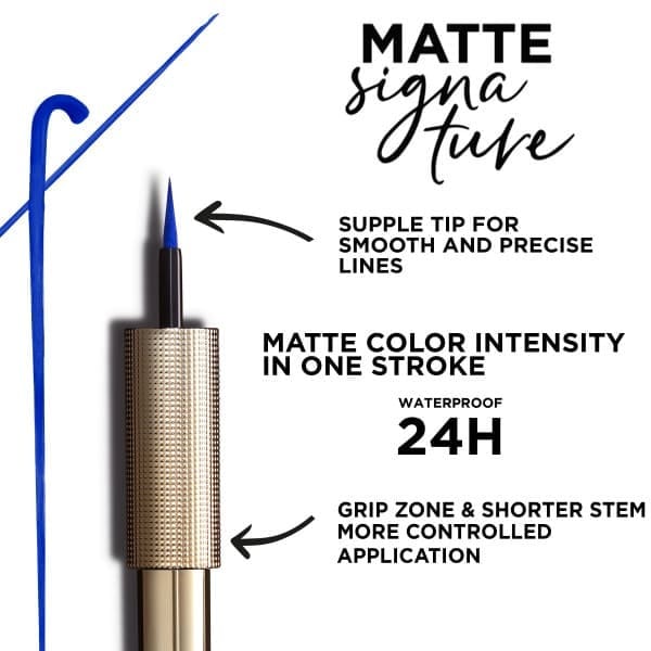 L'Oréal Paris Signature Liquid Eyeliner Matte 02 Blue