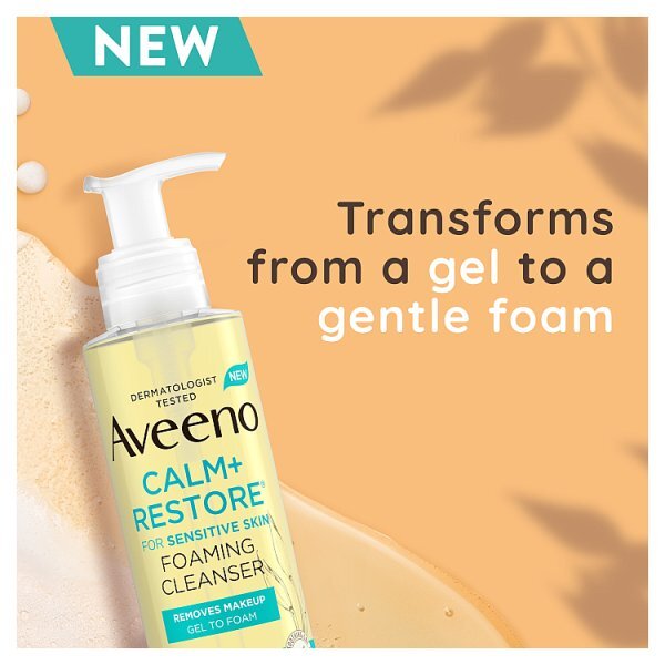 Aveeno Face Foaming Make Up Removing Cleanser 200ml