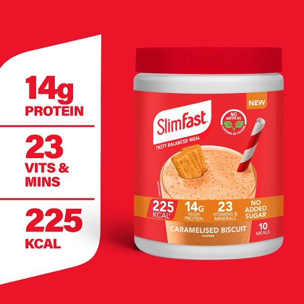 Slimfast Caramelised Biscuit Flavour Shake - 365G