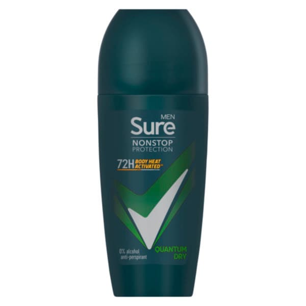 Sure Men Nonstop Protection Quantum Dry Anti-Perspirant Roll On 50 ml