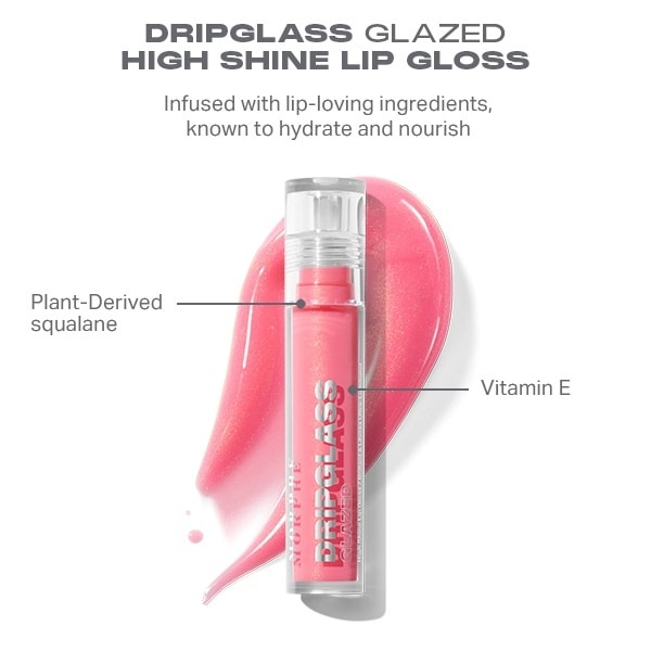 Morphe Dripglass Glazed Lip Gloss - Peach Prism