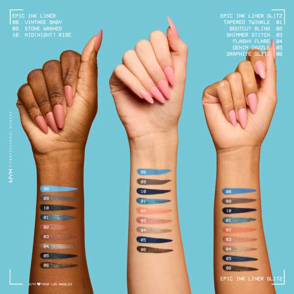 NYX Professional Makeup Epic Ink Glitz Liner Tapered Twinkle