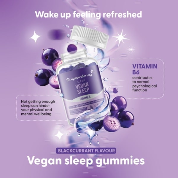 Superdrug Sleep Vegan Gummies 60s