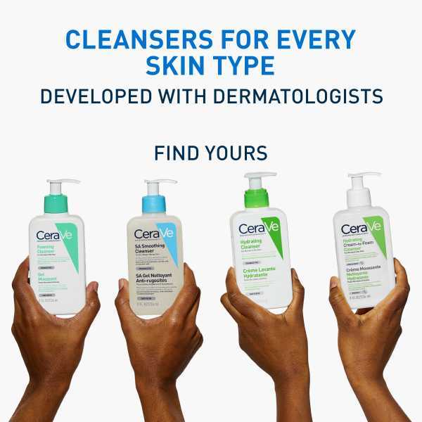 CeraVe SA Smoothing Cleanser for Dry, Rough, Bumpy Skin 473ml