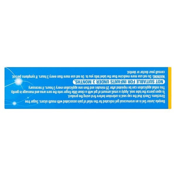Bonjela Junior Mouth Ulcer Pain ReliefSugar Free  Gel 15g