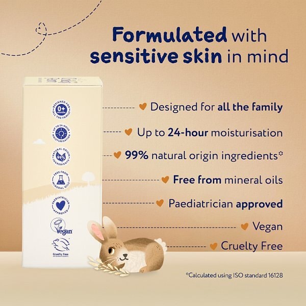 Childs Farm Oatderma Face Cream Fragrance-Free 50Ml