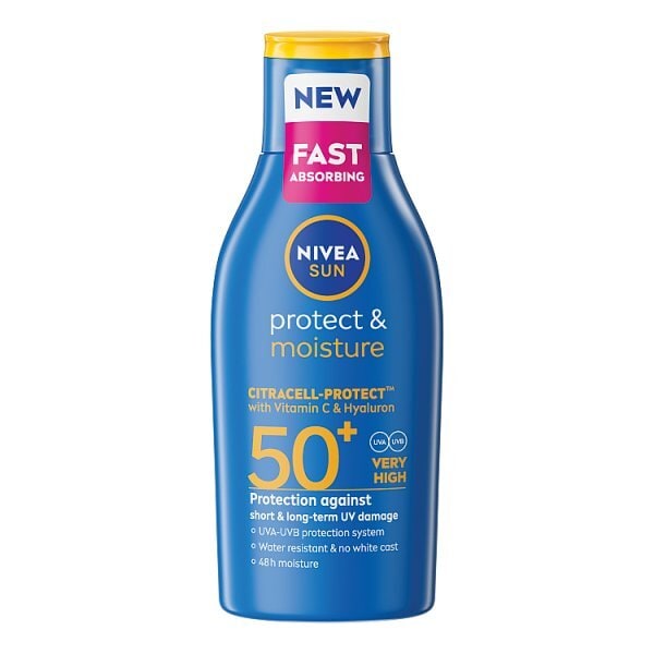 NIVEA SUN Suncream Lotion SPF 50 Protect & Moisture 100ml