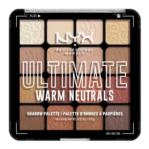 NYX Professional Makeup Ultimate Shadow Palette 16-Pan - Warm Neutrals