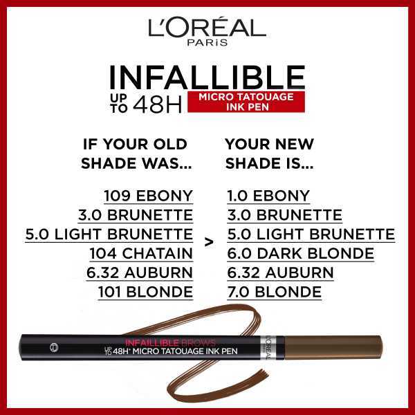 L'Oréal Paris Infallible Brows 48H Ink Pen 5.0 Light Brunette