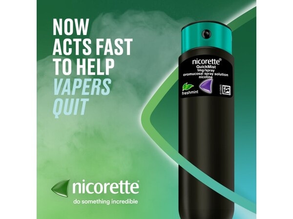 Nicorette QuickMist 1mg Mouthspray Duo (Stop Smoking)