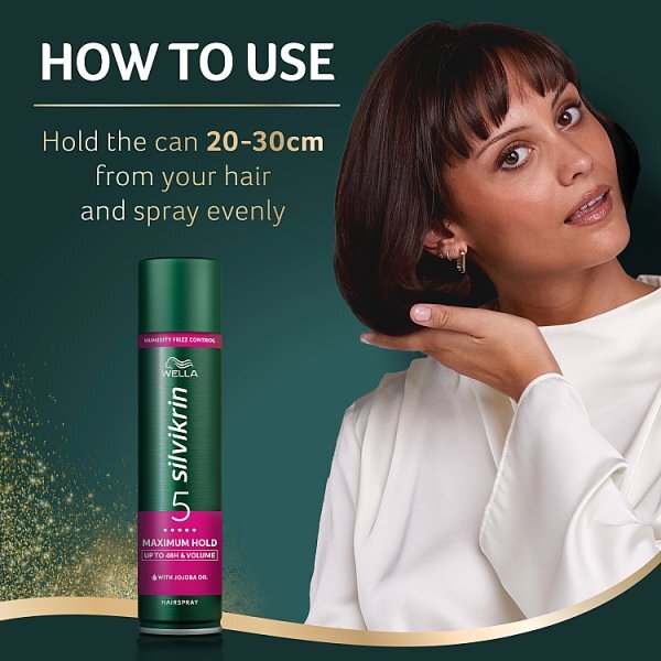Wella Silvikrin Maximum Hold Hairspray, 75 ml