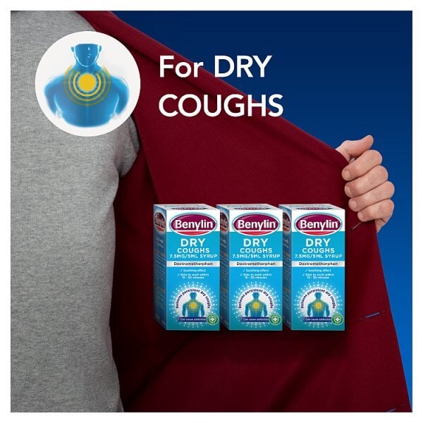 Benylin Dry Coughs Cough Syrup 150ml