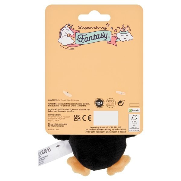Fantasy Keychain Plush Penguin