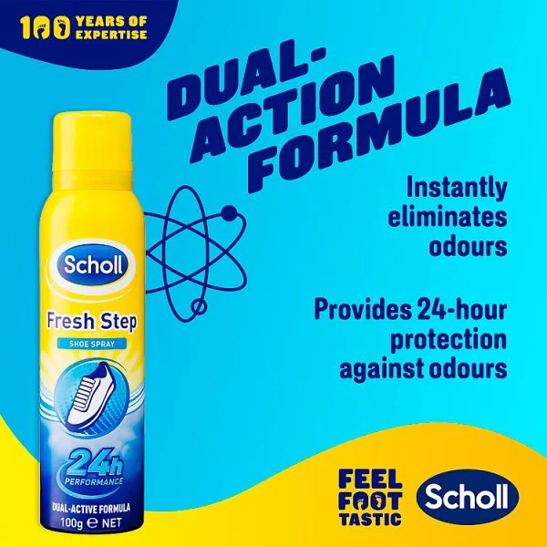 Scholl Fresh Step Shoe Odour Removal Spray 150ml