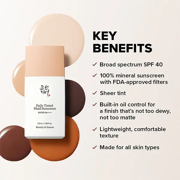 Beauty of Joseon Daily Tinted Fluid Sunscreen SPF30 PA +++ DN350