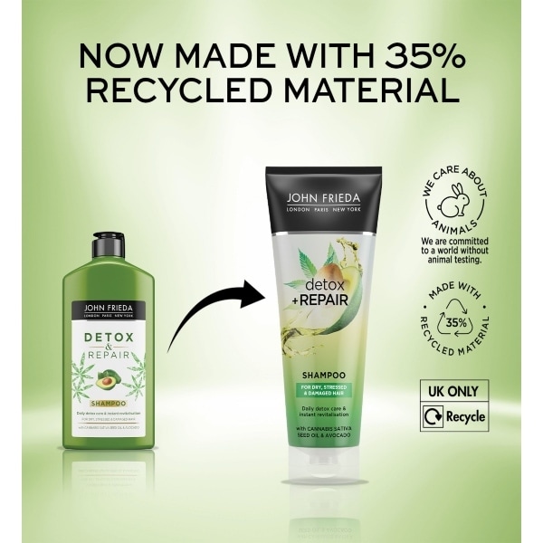John Frieda Detox & Repair Shampoo (250 Ml)