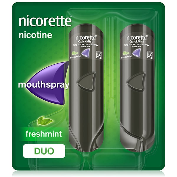 Nicorette QuickMist 1mg Mouthspray Duo (Stop Smoking)
