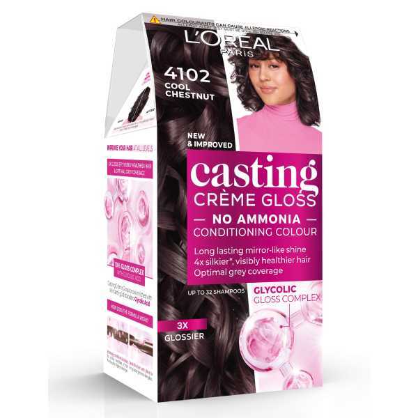 L'Oréal Casting Crème Gloss 4102 Cool Chestnut Hair Dye
