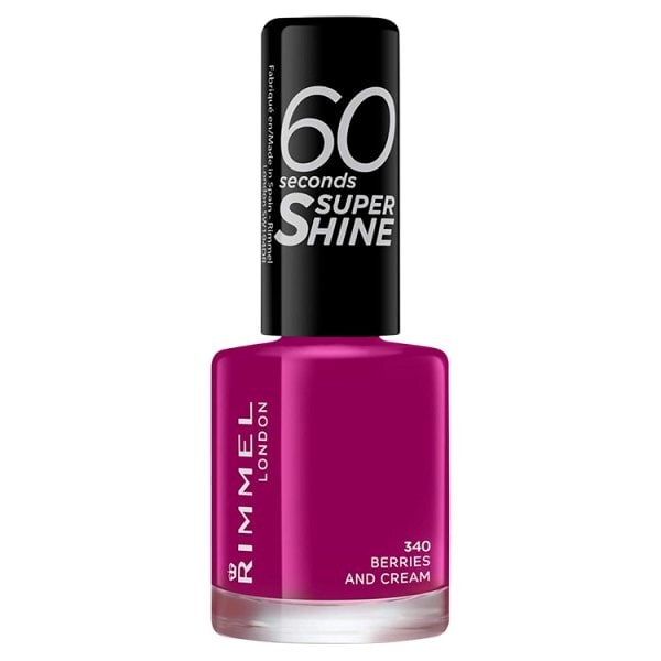 Rimmel Nail Polish  60 Second Berries & Cream 8ml