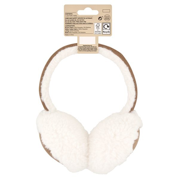 Superdrug Ear Muffs Teddy