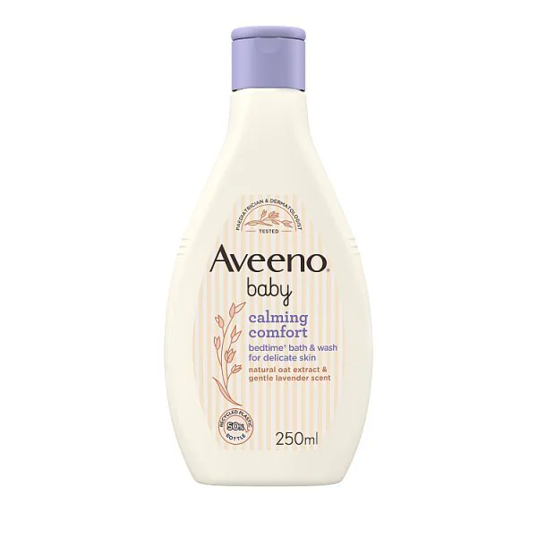 Aveeno Baby Calming Comfort Bedtime Bath & Wash 250Ml