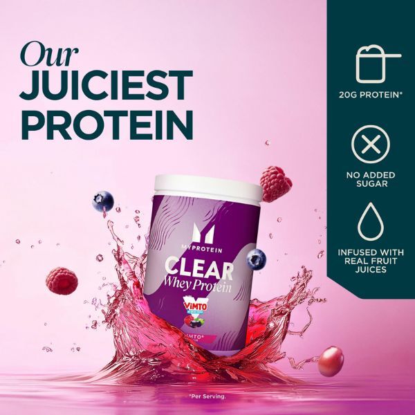 Myprotein Clear Whey Isolate, Vimto, 10 Serve, 250g