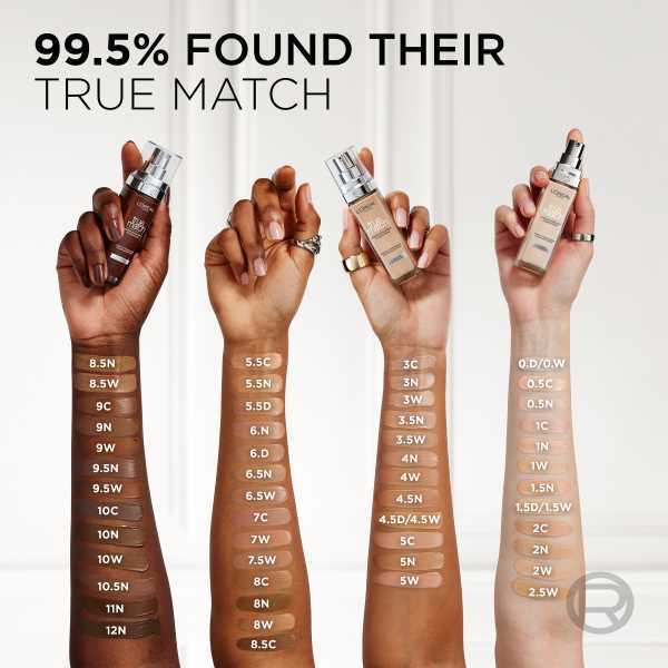 L'Oréal Paris True Match Liquid Foundation 3D/3W Warm