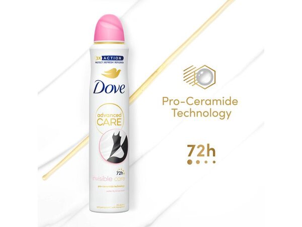 Dove Advanced Care Invisible Care Anti-Perspirant Aerosol 200 ml