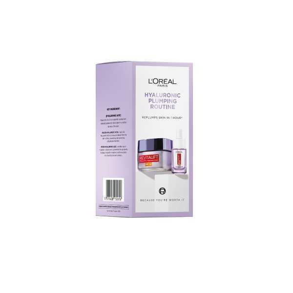 L'Oréal Paris Revitalift Filler Hyluronic Plumping Routine