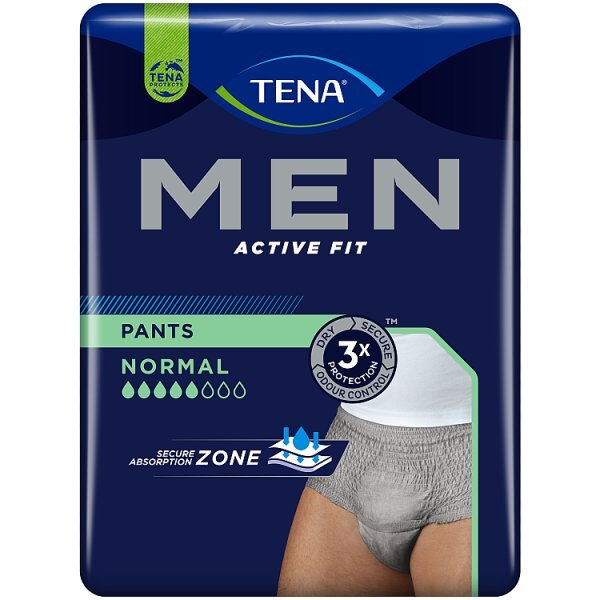 TENA Men Protective Underwear L/XL Grey 8pk