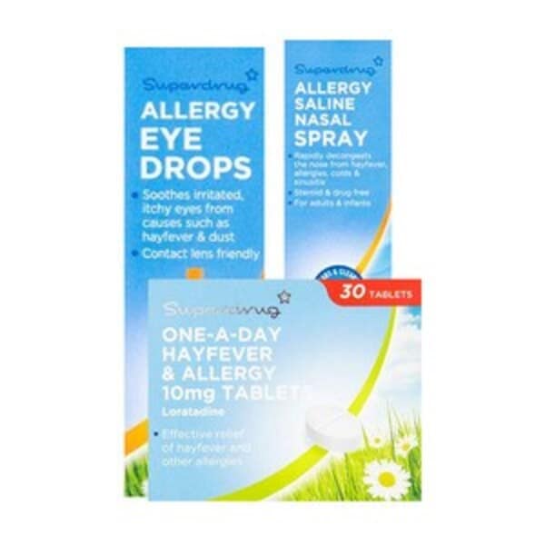 Superdrug Allergy and Allergy Eye Bundle including Loratadine Tablets
