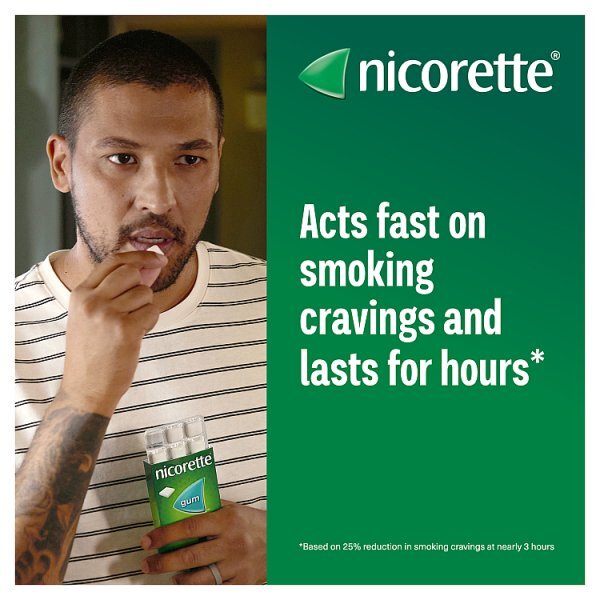 Nicorette Fruitfusion 4mg Gum Nicotine 105s (Stop Smoking)