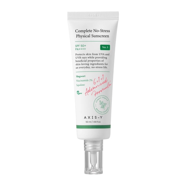 Axis-Y Complete No-Stress Physical Sunscreen V.3 SPF50+50ml
