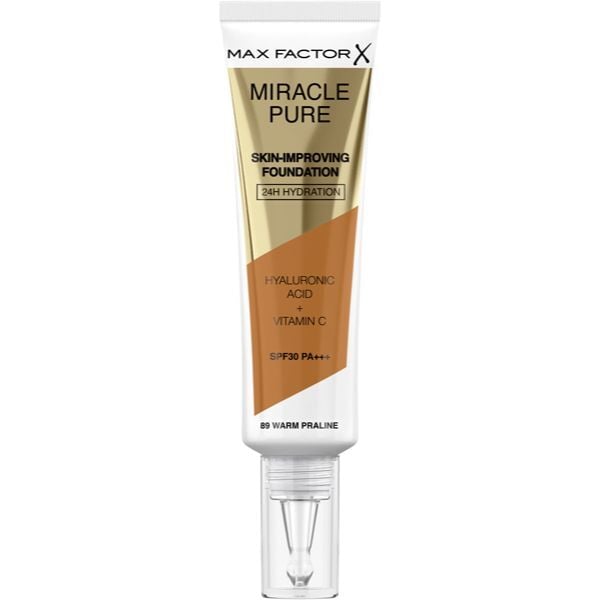 Max Factor Miracle Pure Foundation 89 Warm Praline