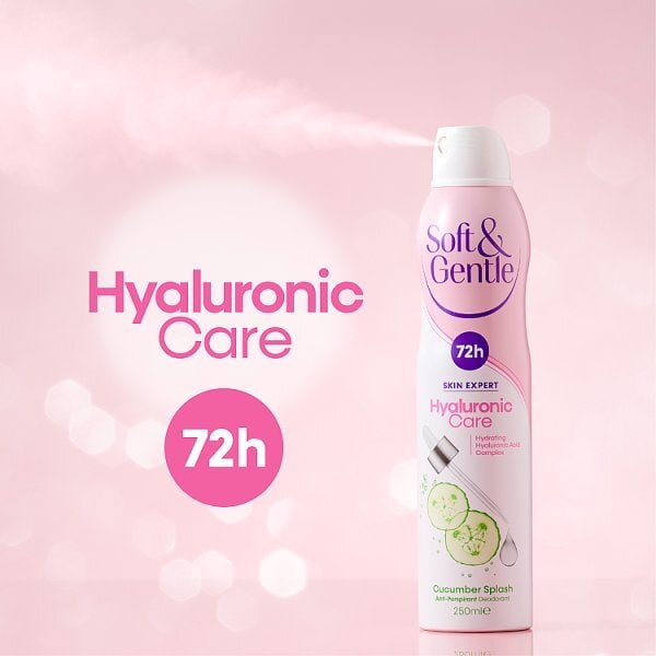 Soft & Gentle Hyaluronic Care 72H Deodorant Cucumber Splash