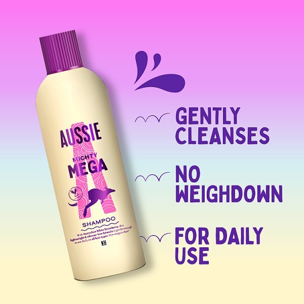 Aussie Shampoo Mega for everyday cleaning 300ml