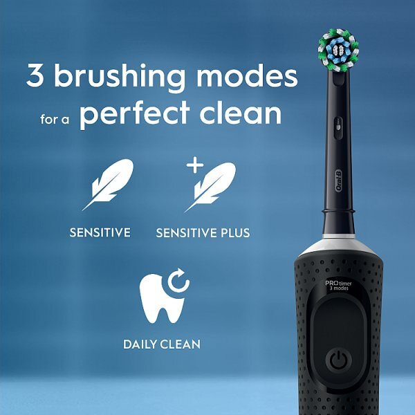 Oral-B Pro 1 Black & Pink Electric Toothbrush Duo Pack