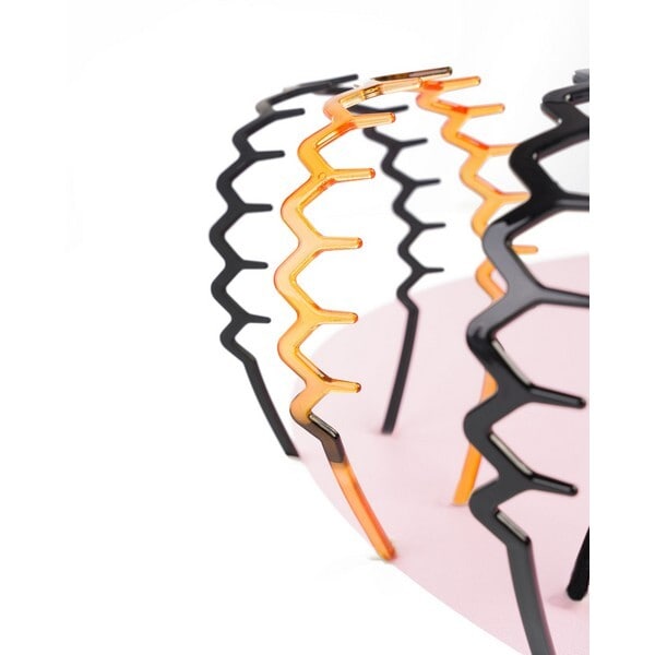 Brushworks Zig Zag Headband - 3 Pack