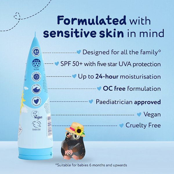 Childs Farm Spf50+ Sun Cream Fragrance-Free 100Ml