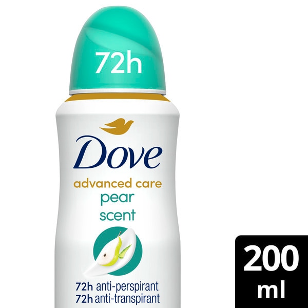 Dove Advanced Care Pear & Aloe Vera Anti-Perspirant Aerosol 200ml