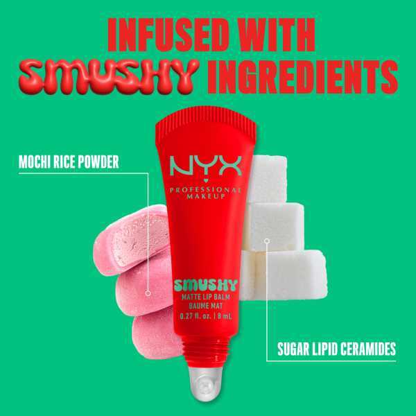 NYX Professional Makeup Smushy Matte Lip Balm Soft Sorbet