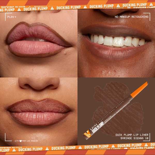 NYX Professional Makeup Duck Plump Plumping Lip Liner Syringe Siena